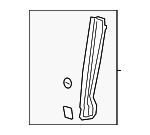 5382876020 - Body: Rear Seal for Lexus: UX200, UX250h, UX300h Image