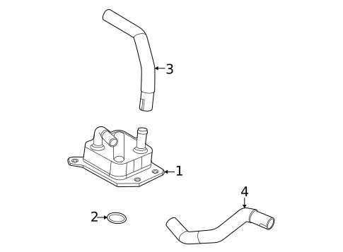 Oil Cooler for 2021 Nissan Rogue #0