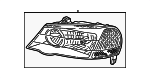 33101S0KA12 - Electrical: Headlamp Assembly for Acura Image
