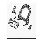 88410DO610 - Body: Seat Back Frame for Kia Image
