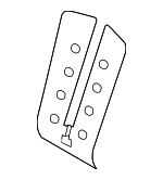 88370DO100 - Body: Seat Back Heater for Kia Image