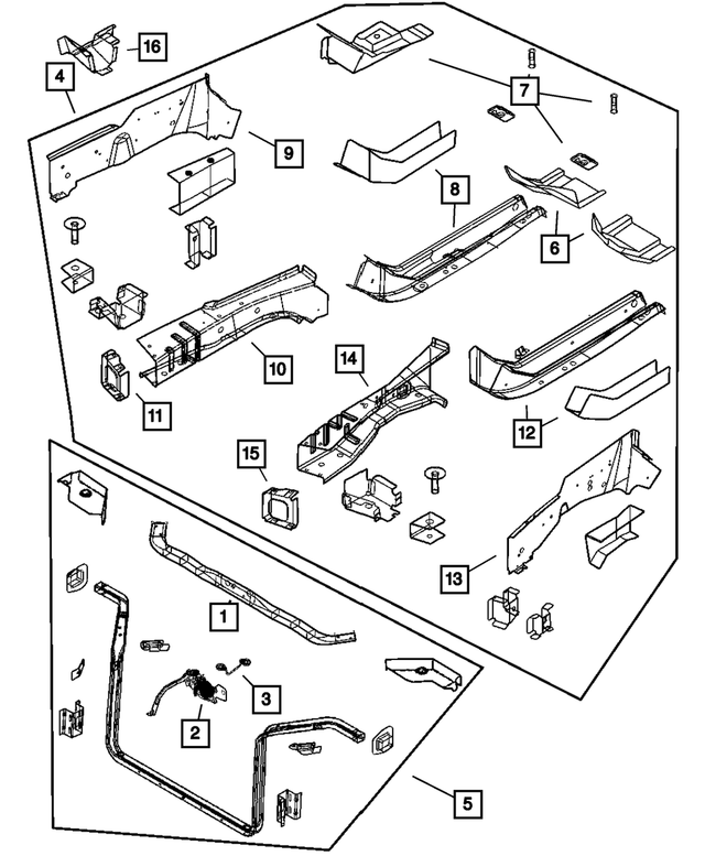 4719787AC - Frames and Bumpers: Hood Latch for Mopar Image