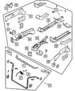 4719787AC - Frames and Bumpers: Hood Latch for Mopar Image image