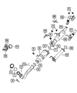 6104710AA - Exhaust: Hex Flange Lock Nut for Mopar Image