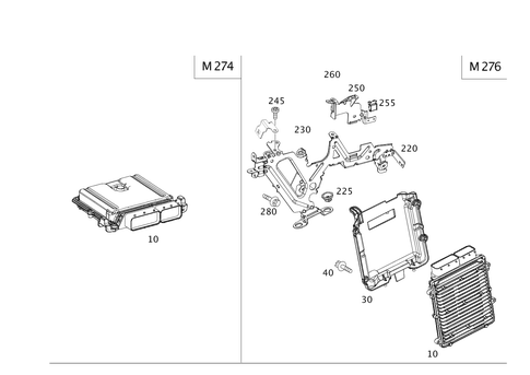 Engine Control Unit for 2011 Mercedes-Benz C350 #0