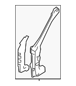 51420AG03A9P - Body: Hinge Pillar for Subaru: Legacy, Outback Image