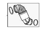 68579087AA - Engine: Engine Air Intake Hose for Mopar Image