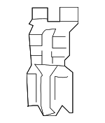 1RG82HL1AA - Body: Inner Cover for Ram: 2500, 3500 Image