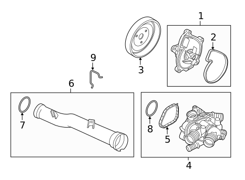 Water Pump for 2013 Mini Cooper #0