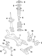 4881112A50 - Suspension: Stabilizer Bar for Toyota Image
