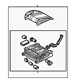 88100B1150PHS - : Cushion Assembly for Genesis: G80 | Hyundai: Genesis Image