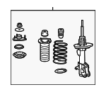 51601SZNA02 - Suspension: Strut Assembly for Acura: ZDX Image