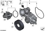 11518657284 - Engine: Water Pump for BMW Image
