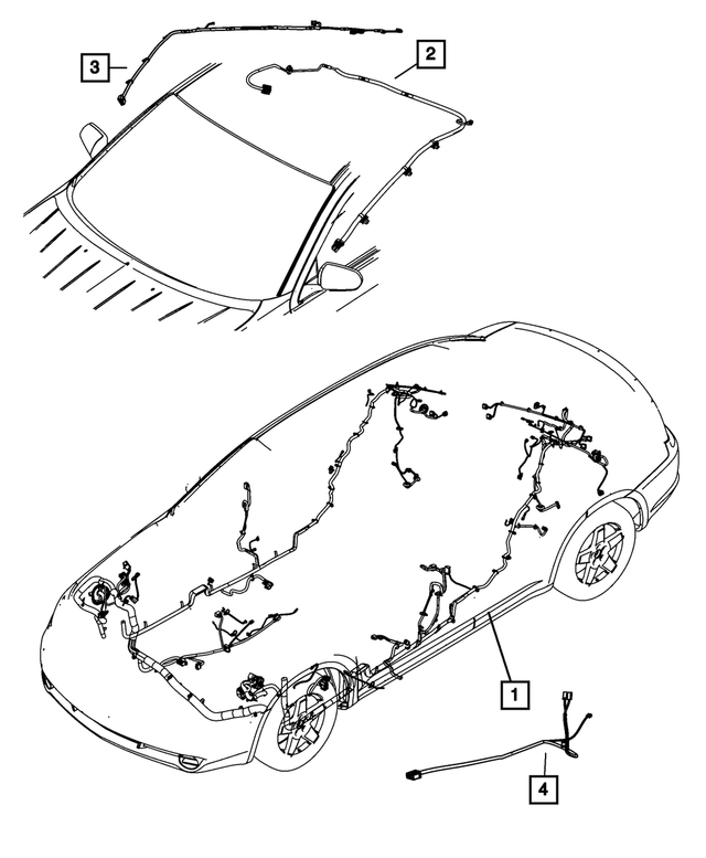 5084316AD - Electrical: Mirror Jumper Wiring for Mopar Image image