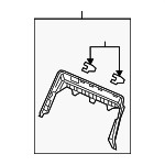 39711THRA11 - : 2018-2020 Honda Odyssey - Garnish Assembly Rear for Honda: Odyssey Image