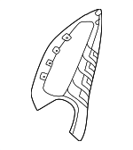 20591090498U25 - Body: Trim Bezel for Mercedes-Benz Image