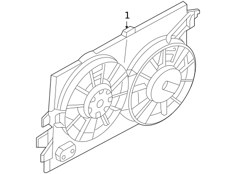 Cooling Fan for 2011 Ford Focus #0