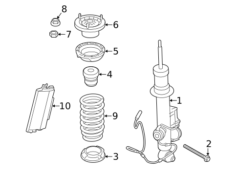 Struts & Components for 2016 BMW M5 #0