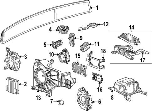 Sound System for 2025 Cadillac Escalade #0