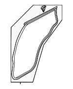 VA4073760 - Body: Door Weather-strip for Mazda: CX-50 Image