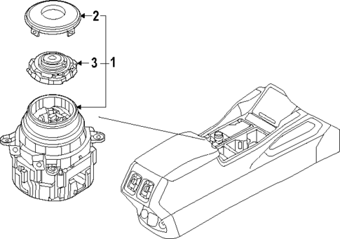 Gear Shift Control for 2025 Kia Sorento #0