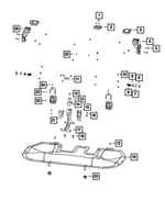 6XC90DX9AA - Interior Trim: Anchor Cover for Mopar Image