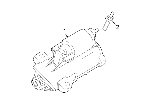 Starter for 2018 Lincoln MKX #1