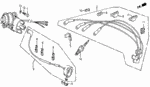 32768PJ7000 - Engine: CLAMP, CENTER WIRE for Honda Image image