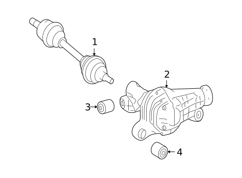 Front Axle & Carrier for 2010 Mercedes-Benz GL350 #0