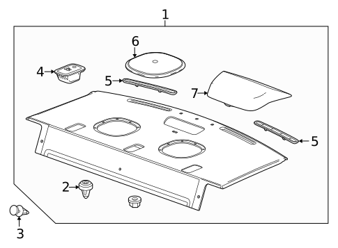 Interior Trim - Rear Body for 2016 Chevrolet Cruze #0