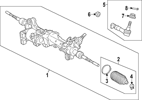 Steering Gear & Linkage for 2025 Toyota Sequoia #0