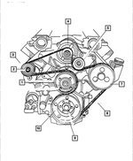 6502135 - Cooling: Hex Flange Nut for Mopar Image