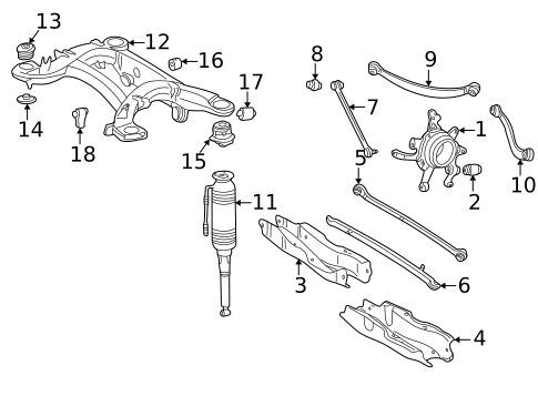 Rear Suspension for 2019 Mercedes-Benz SLC 43 AMG&reg; #4