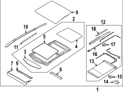 Sunroof for 2025 Kia Sportage #0