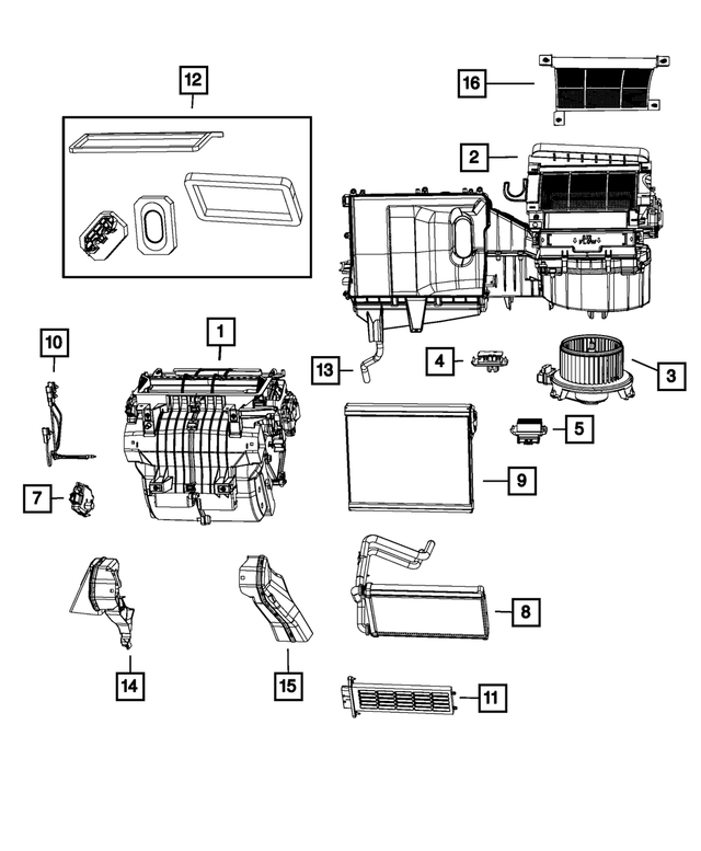 68018107AB - Air Conditioners and Heaters: A/c And Heater Drain for Mopar Image