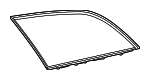 2126701900 - Body: Quarter Glass for Mercedes-Benz Image