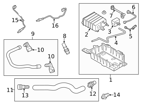 Emission Components for 2023 Ford Mustang #0