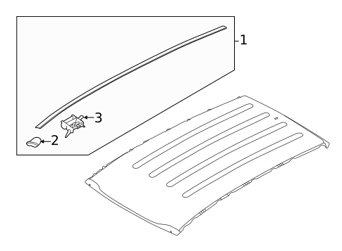 Exterior Trim - Roof for 2017 Kia Sportage #0
