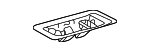 69321F6010 - Body: Lift-gate Latch Cover for Lexus Image