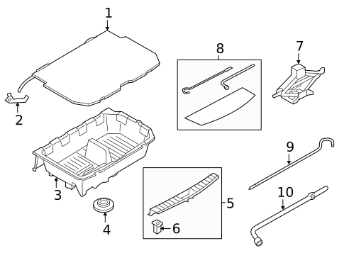 Interior Trim - Rear Body for 2014 Nissan Juke #1