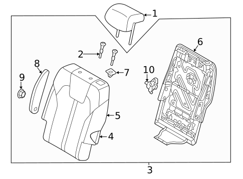 Second Row Seats for 2024 Kia Sorento #4