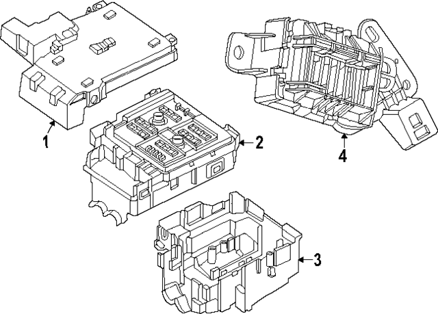PZ1Z14A068G - : Fuse Box for Lincoln: Nautilus Image