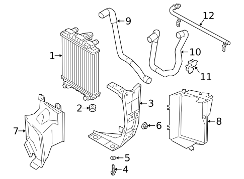 Radiator & Components for 2020 Audi TT Quattro #1