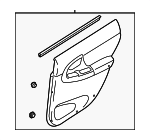 94220FE670NV - Body: Door Trim Panel for Subaru: Impreza Image