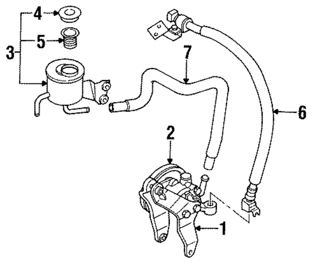 4918055M00 - : Power Steering Reservoir for Nissan Image