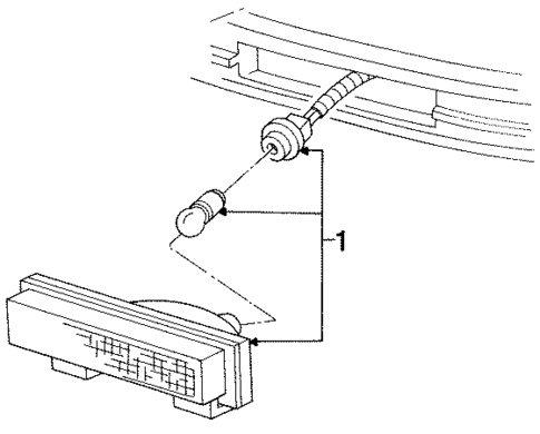 Park Lamps for 1993 Oldsmobile 98 #0