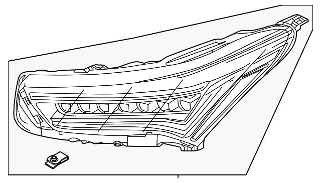 2019-2025 Acura RDX Headlamp Assembly 33150-TJB-A21 | OEM Parts Online