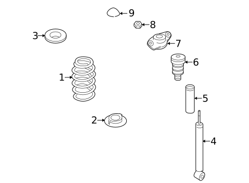Shocks & Components for 2010 Volkswagen GTI #0