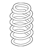 1K0511115EA - Suspension: Coil Spring for Volkswagen: Golf, GTI Image