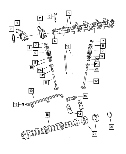 Camshafts & Valves for 2006 Chrysler Pacifica #0